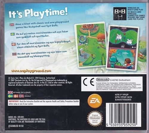 EA Playground - Nintendo DS (A Grade) (Genbrug)